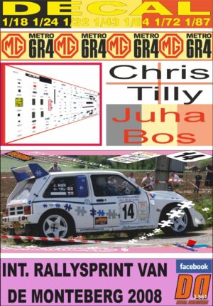 DECAL MG METRO 6R4 J.BOS RALLY MONTEBERG 2008 (01)