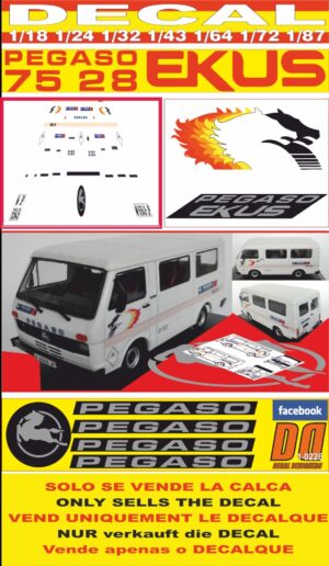 DECAL PEGASO EKUS 1989 "SERVICIO EMPRESA" (01)
