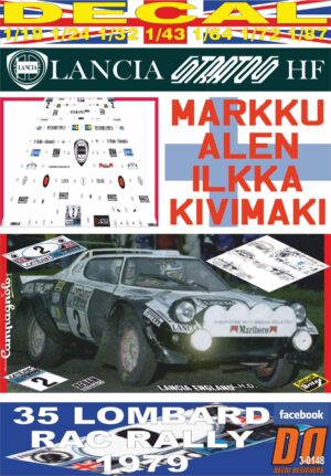 DECAL LANCIA STRATOS MARKKU ALEN RAC R. 1979 5th (01)