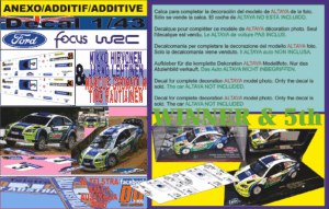 ANEXO DECAL 1/43 FORD FOCUS HIRVONEN & GRONHOLM R.AUSTRALIA 2006 1st & 5th (01)